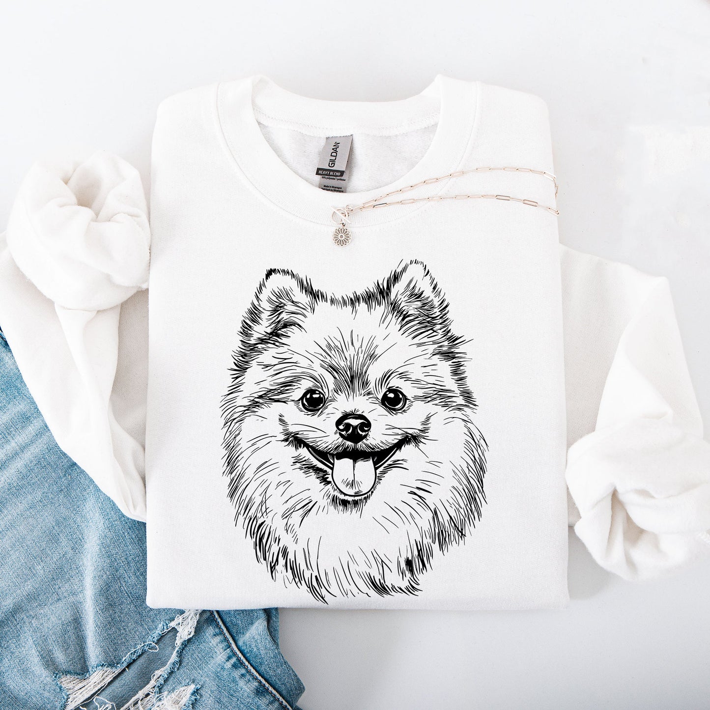Pomeranian, Pet, Dog Breed Sweatshirt