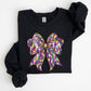 Mardi Gras, Coquette, Bow, Carnival, Fleur de Lis, Fat Tuesday, Parade Sweatshirt