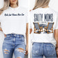 Salty Moms Beach Club, Mother's Day, Sun, Summer Tshirt Comfort Colors T-Shirt
