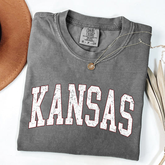 Kansas, Football, Sports, Game Day, Big Game, Touchdown, Tailgate Party, University, College, State Tshirt Comfort Colors T-Shirt
