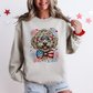 Labradoodle Patriotic Dog, USA, America, Pet Lover, 4th of July Sweatshirt