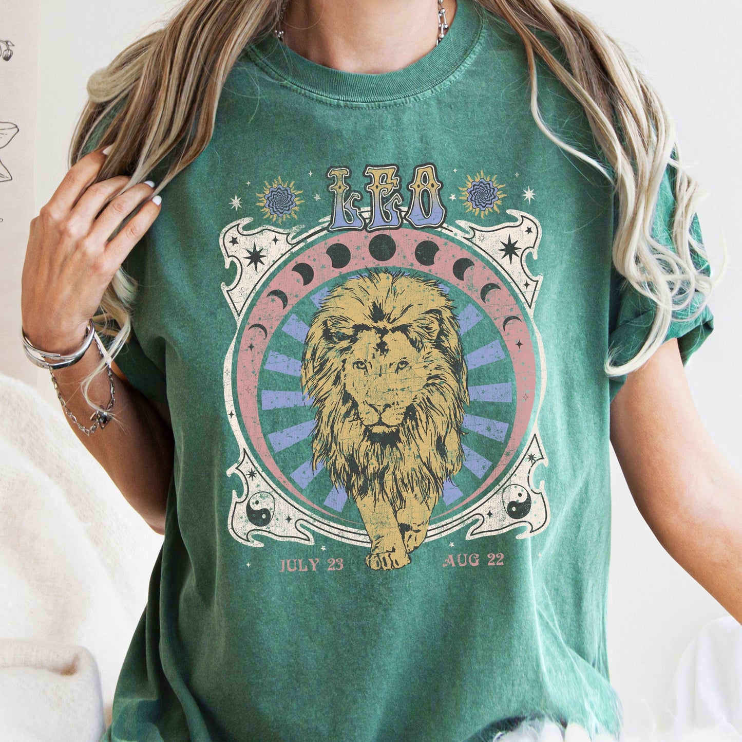 Leo Zodiac Comfort Colors Tees, Horoscope, Astrology