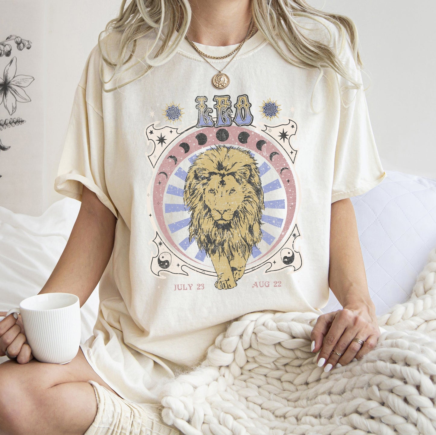 Leo Zodiac Comfort Colors Tees, Horoscope, Astrology