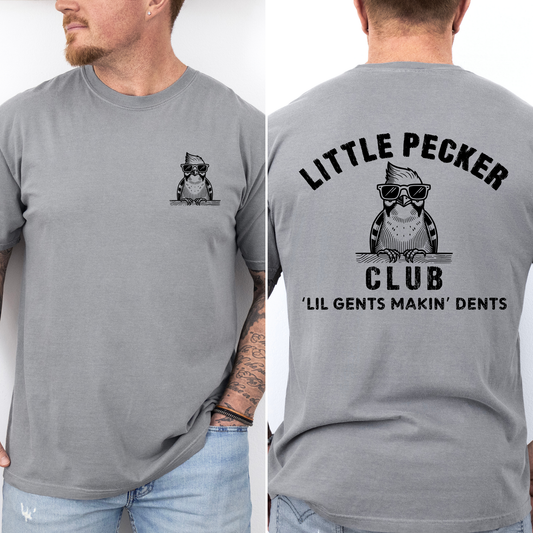 Little Pecker Club, Funny, Dad, Father's Day, Husband, Guy Gift, Comfort Colors T-Shirt