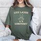 Live Laugh Lobotomy, Bear, Meme, Aesthetic, Funny, Comfort Colors Tshirt