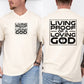 Living Proof of a Loving God, Faith, Gospel, Religious, Christian Tshirt Comfort Colors T-Shirt