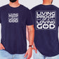 Living Proof of a Loving God, Faith, Gospel, Religious, Christian Tshirt Comfort Colors T-Shirt