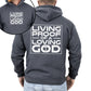 Living Proof of a Loving God, Faith, Gospel, Religious, Christian Hoodie, Hooded Sweatshirt