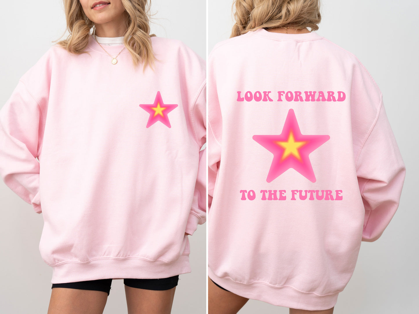 Look Forward To The Future, Retro, Aesthetic, Y2K Sweatshirt