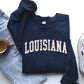 Louisiana, Football, Sports, Game Day, Big Game, Touchdown, Tailgate Party, University, College, State Sweatshirt