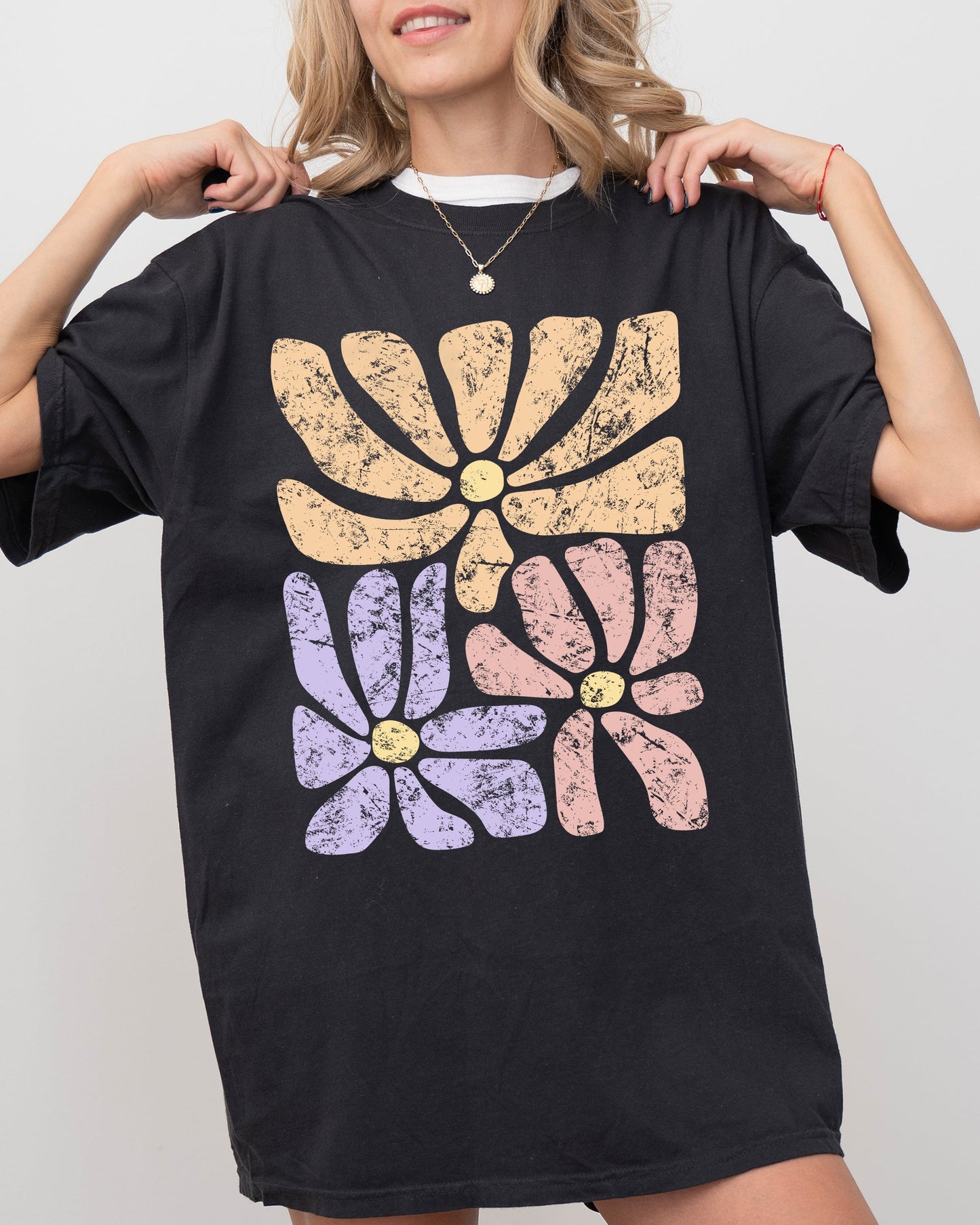 Lovely Gorgeous Abstract Flowers, Boho Floral Design, Summer Vibes, Gardening, Festival, Nature Shirt Comfort Colors T-Shirt