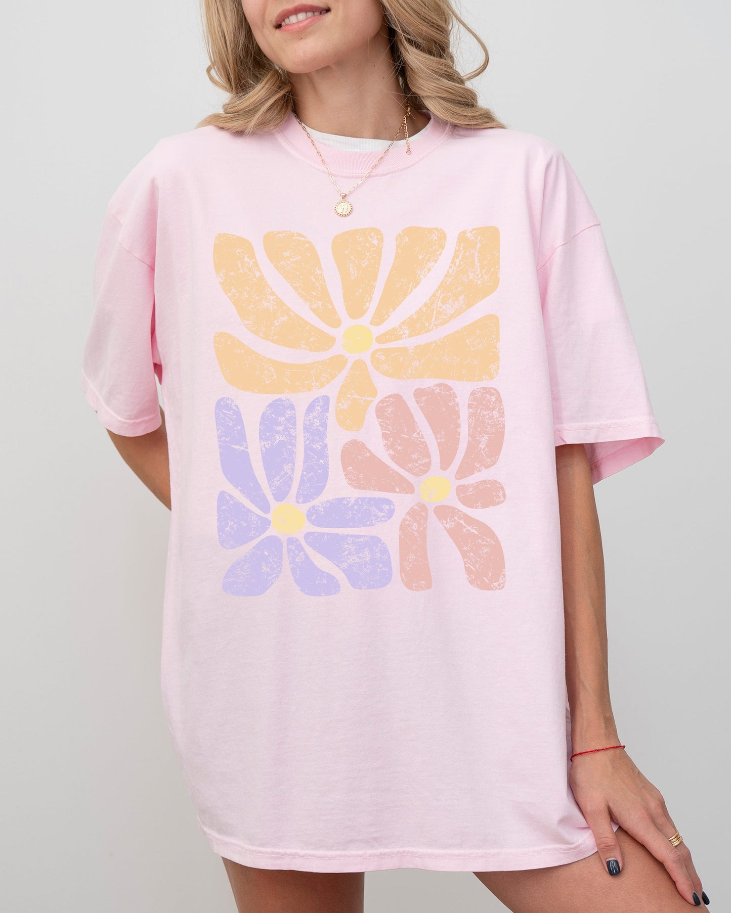 Lovely Gorgeous Abstract Flowers, Boho Floral Design, Summer Vibes, Gardening, Festival, Nature Shirt Comfort Colors T-Shirt