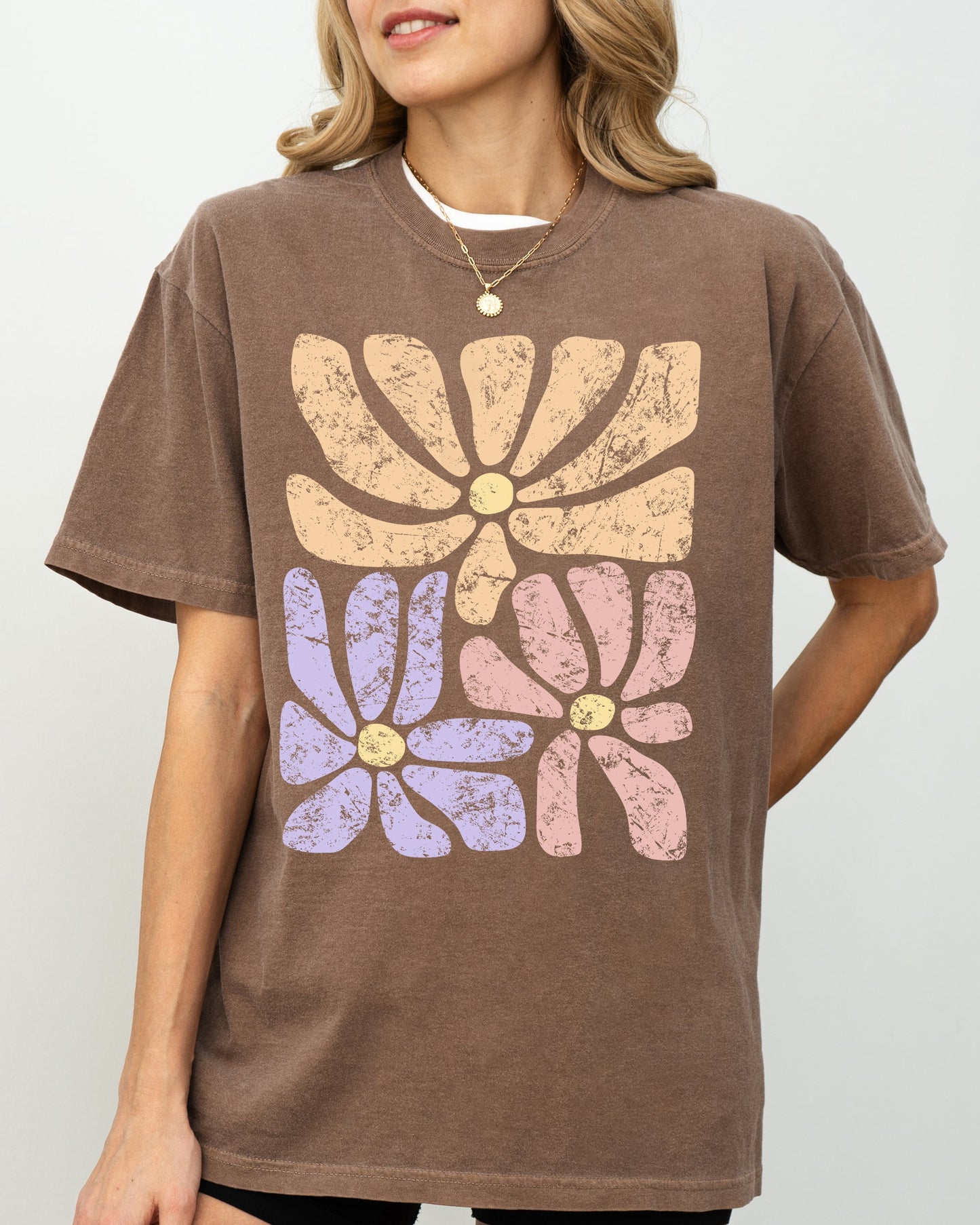 Lovely Gorgeous Abstract Flowers, Boho Floral Design, Summer Vibes, Gardening, Festival, Nature Shirt Comfort Colors T-Shirt