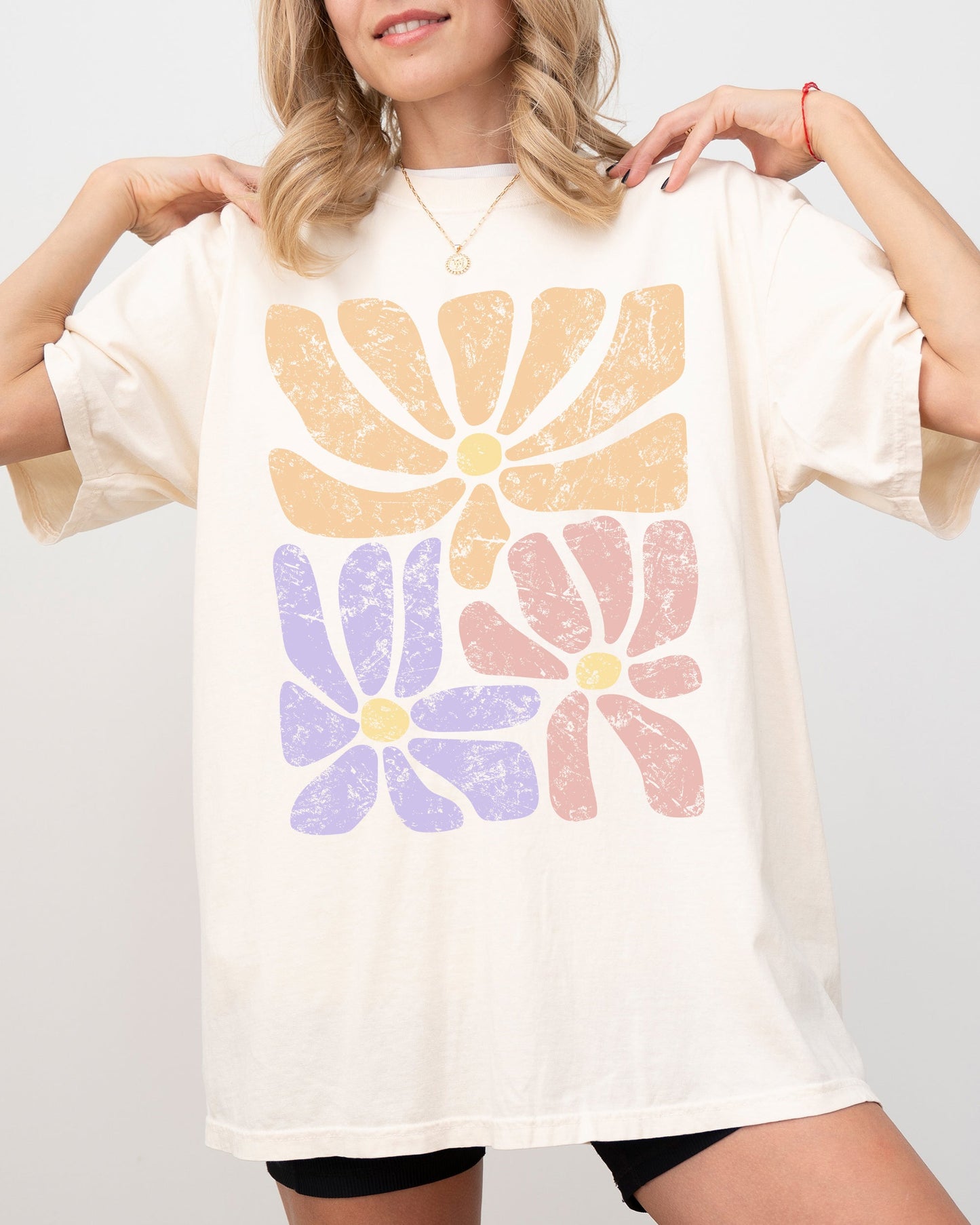 Lovely Gorgeous Abstract Flowers, Boho Floral Design, Summer Vibes, Gardening, Festival, Nature Shirt Comfort Colors T-Shirt