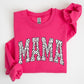 Mama, Dalmatian Print, Varsity, Retro, Vintage Sweatshirt