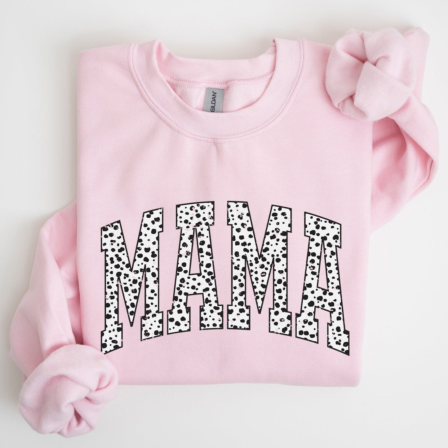 Mama, Dalmatian Print, Varsity, Retro, Vintage Sweatshirt