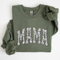 Mama, Dalmatian Print, Varsity, Retro, Vintage Sweatshirt