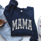 Mama, Dalmatian Print, Varsity, Retro, Vintage Sweatshirt