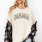 Mama, Floral, Chinoiserie, Coquette, Varsity, Mother's Day Tshirt Comfort Colors T-Shirt