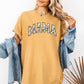 Mama, Floral, Chinoiserie, Coquette, Varsity, Mother's Day Tshirt Comfort Colors T-Shirt