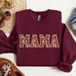Mama, Football, Sports, Game Day, Big Game, Touchdown, Tailgate Party Sweatshirt