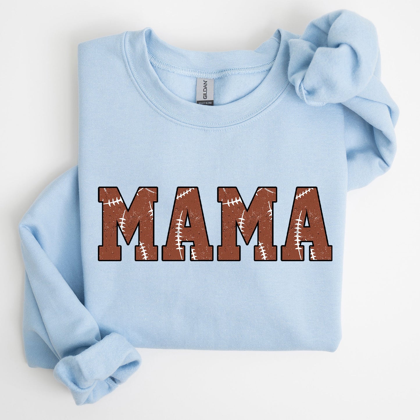 Mama, Football, Sports, Game Day, Big Game, Touchdown, Tailgate Party Sweatshirt