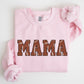Mama, Football, Sports, Game Day, Big Game, Touchdown, Tailgate Party Sweatshirt