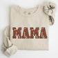 Mama, Football, Sports, Game Day, Big Game, Touchdown, Tailgate Party Sweatshirt