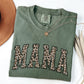 Mama, Leopard Print Tshirt Comfort Colors T-Shirt