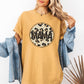 Mama, Leopard Print Circle, Western, Cowboy Tshirt Comfort Colors T-Shirt