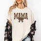 Mama, Leopard Print, Bow, Ribbon, Mother's Day Tshirt Comfort Colors T-Shirt