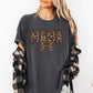 Mama, Leopard Print, Bow, Ribbon, Mother's Day Tshirt Comfort Colors T-Shirt