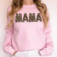 Mama, Leopard Print, Classic, Animal Print, Mother's Day Sweatshirt
