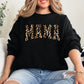 Mama, Leopard Print, Retro, Animal Print, Mother's Day Sweatshirt