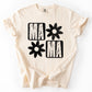 Mama, Minimalist, Graphic, Flowers, Mother's Day Tshirt Comfort Colors T-Shirt