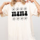 Mama, Retro, Daisy, 70s, Flowers, Mother, Mom Shirt Comfort Colors T-Shirt