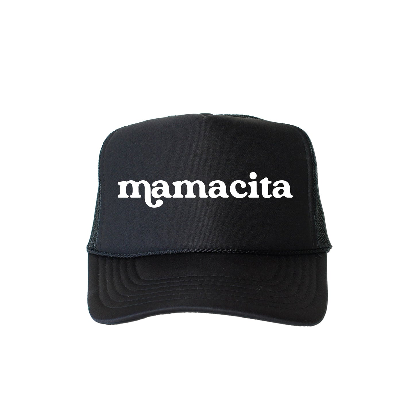 Mamacita, Sassy, Funny, Black Snapback Trucker Hat