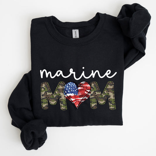 Marine Mom, Military, Armed Forces, Mother's Day Sweatshirt