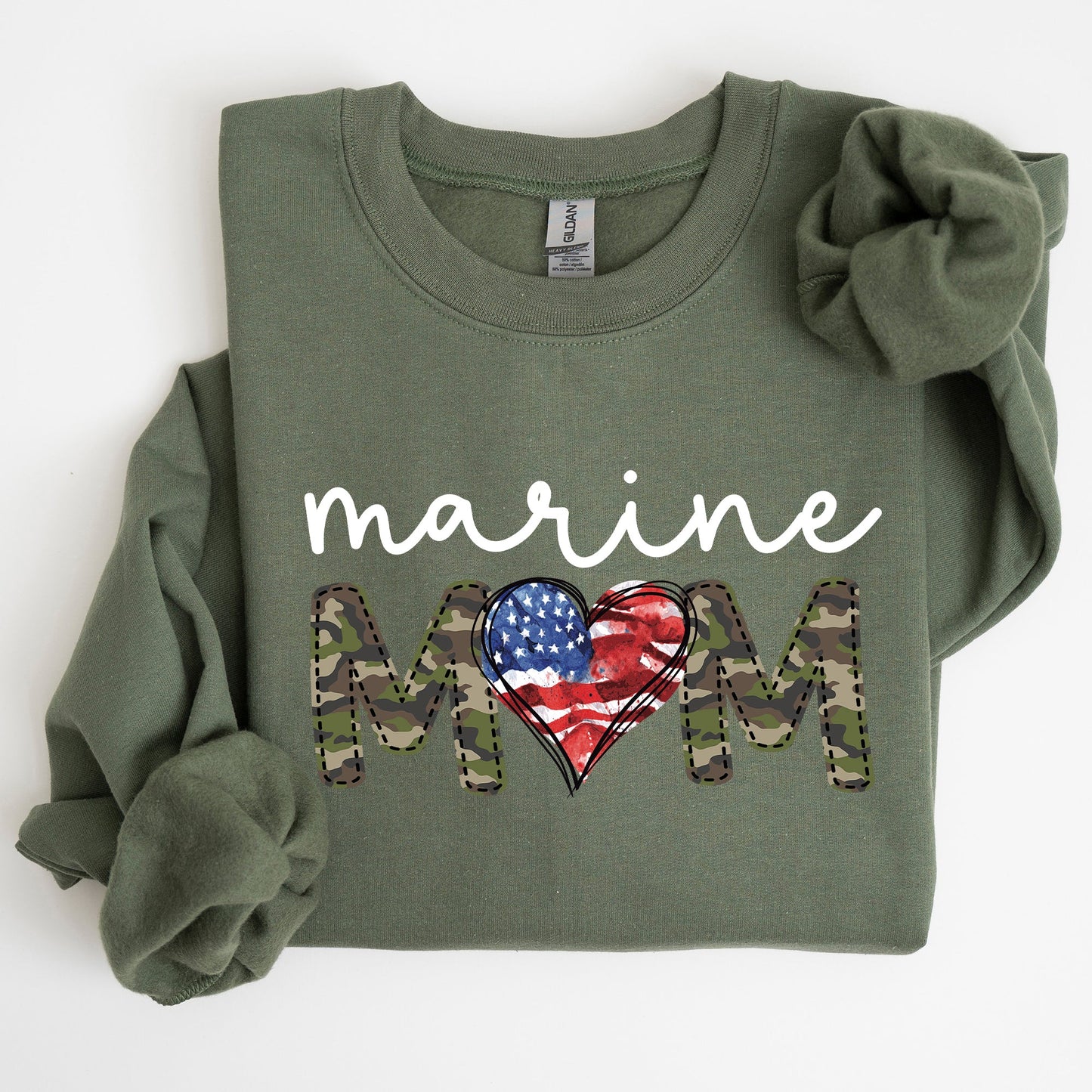 Marine Mom, Military, Armed Forces, Mother's Day Sweatshirt