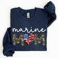 Marine Mom, Military, Armed Forces, Mother's Day Sweatshirt