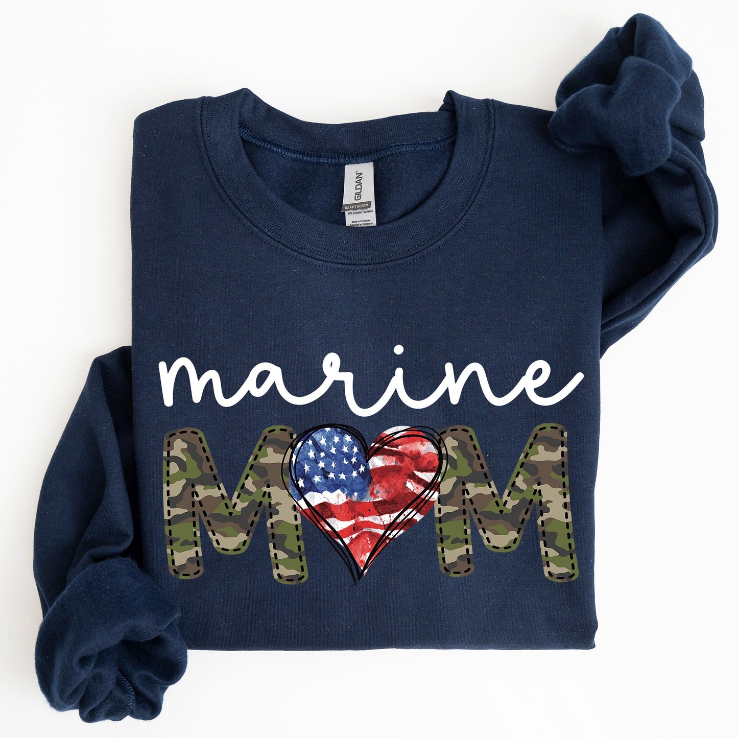 Marine Mom, Military, Armed Forces, Mother's Day Sweatshirt