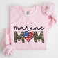 Marine Mom, Military, Armed Forces, Mother's Day Sweatshirt
