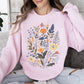 Meadow Magic Soft Floral Print Sweatshirt