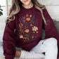 Meadow Magic Soft Floral Print Sweatshirt