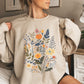 Meadow Magic Soft Floral Print Sweatshirt