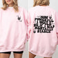 Mentally Stable, Funny, Skeleton, Powerful Sweatshirt