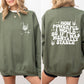 Mentally Stable, Funny, Skeleton, Powerful Sweatshirt