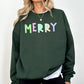 Merry Sweatshirt, Positivity, Funny, Sarcastic, Mom Gift, Mental Health, Colorful, Pastel, Crewneck, Crew Neck Sweatshirt