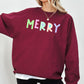 Merry Sweatshirt, Positivity, Funny, Sarcastic, Mom Gift, Mental Health, Colorful, Pastel, Crewneck, Crew Neck Sweatshirt