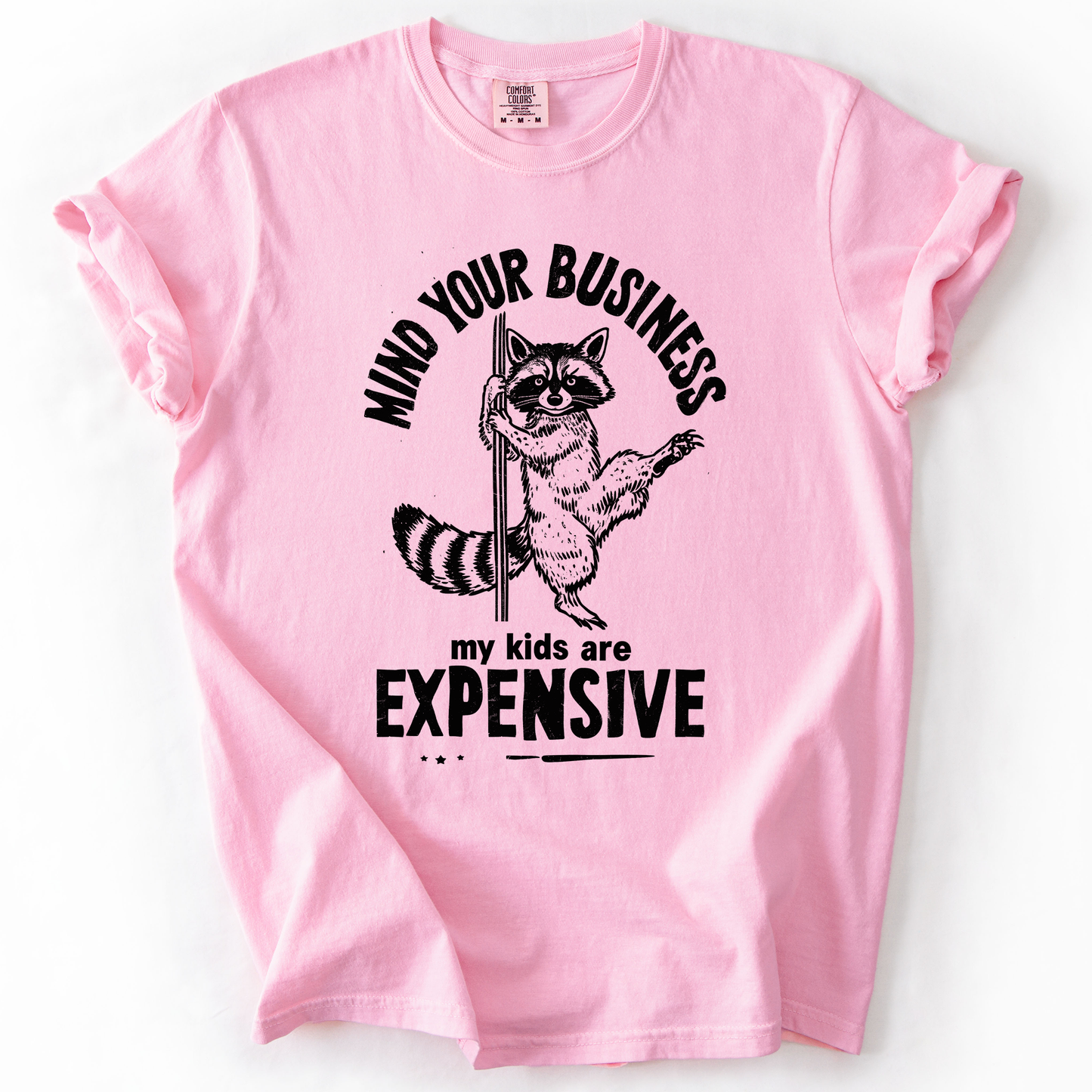 Mind Your Business, My Kids Are Expensive, Funny, Work, Comfort Colors T-Shirt